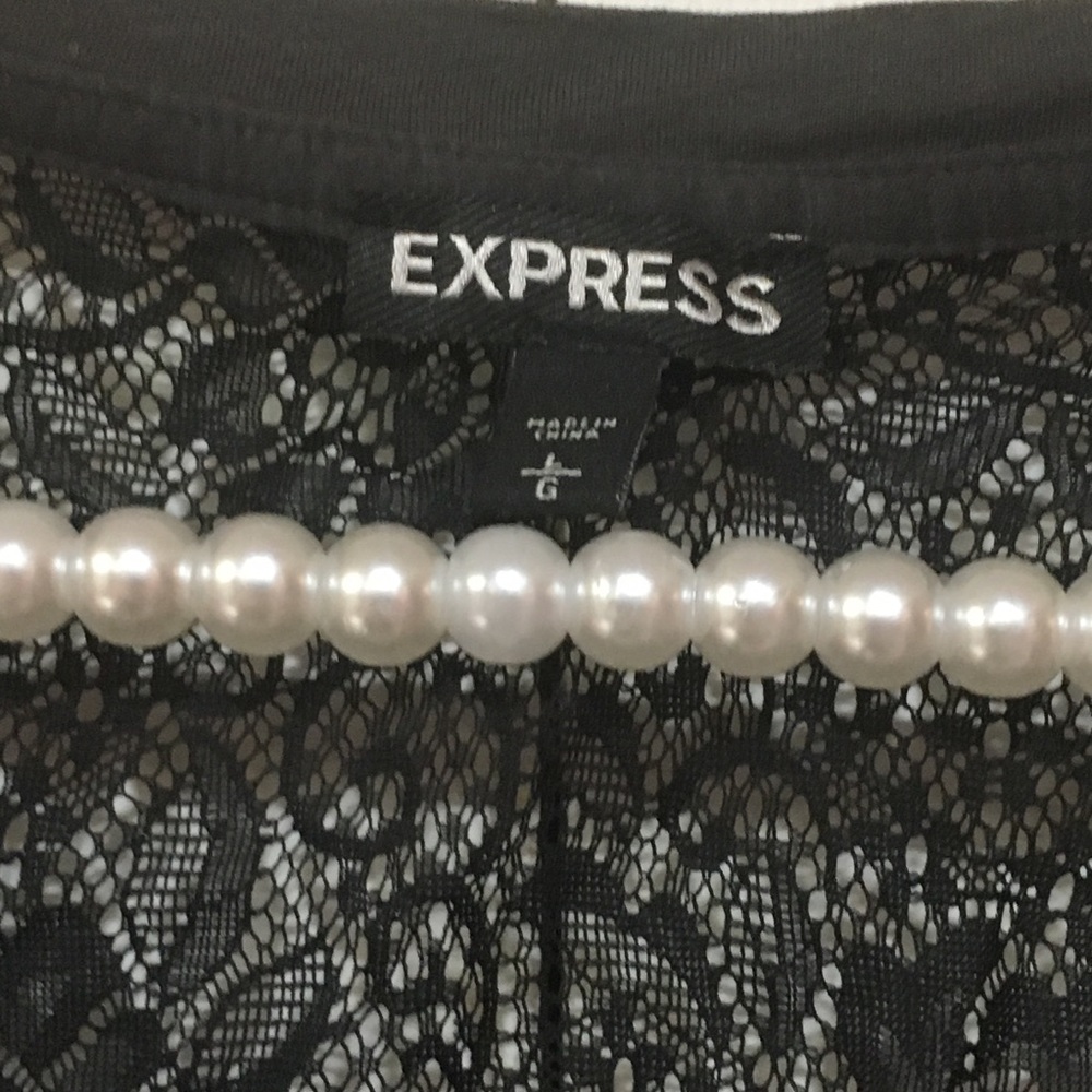Express Sequin Top Size Large - image 4